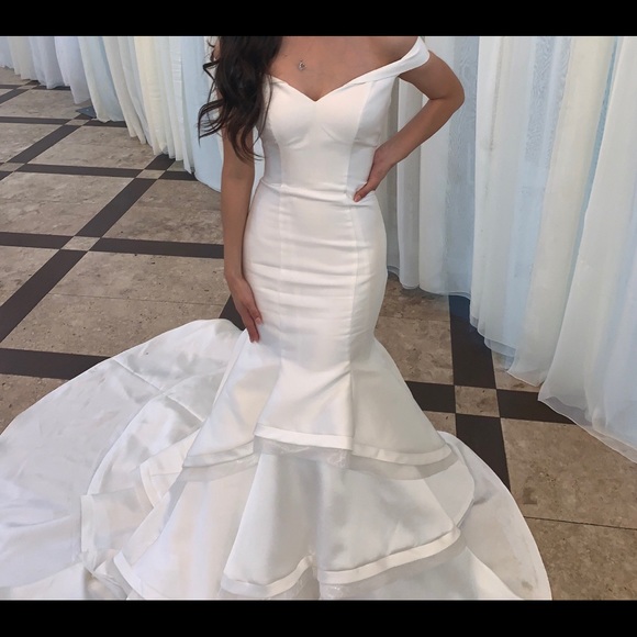 Jovani white gown - Picture 1 of 2